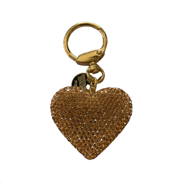 Bling Heart Keychains