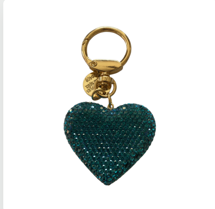 Bling Heart Keychains